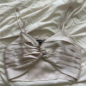 Express Women's Beige Twist Camisole